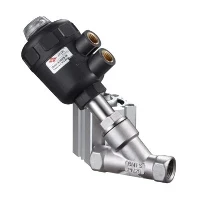 Air Control Plastic Angle Seat Valve